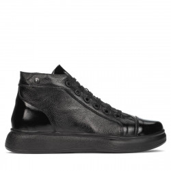 Stivaletti uomo 4125 nero combinato