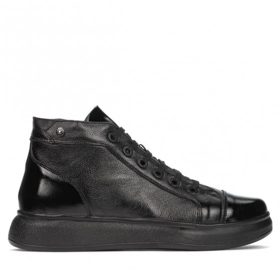 Stivaletti uomo 4125 nero combinato