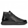 Stivaletti uomo 4125 nero combinato