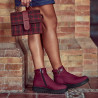 Stivaletti donna 3342 bufo bordeaux