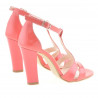 Sandali da donna 1239s vernice rosso corallo