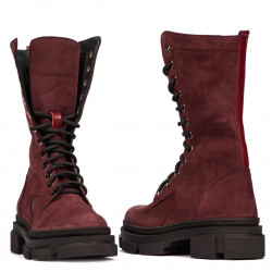 Stivaletti donna 3361 bufo bordeaux