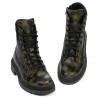 Stivaletti donna 3362 kaki camuflage