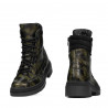 Stivaletti donna 3362 kaki camuflage