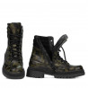 Stivaletti donna 3362 kaki camuflage
