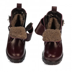 Stivaletti bambini piccoli 106c bordeaux
