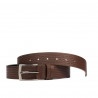 Cintura uomo 53b marrone pressato