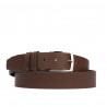Cintura uomo 53b marrone pressato