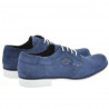 Scarpe eleganti adolescenti 390 indaco velluto