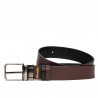 Cintura uomo 54b bicolore biz nero+marrone