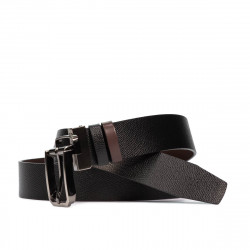 Cintura uomo 54b bicolore biz nero+marrone