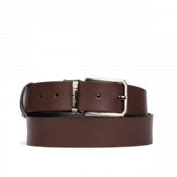Cintura uomo 54b bicolore biz nero+marrone