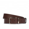 Cintura uomo 54b bicolore biz nero+marrone