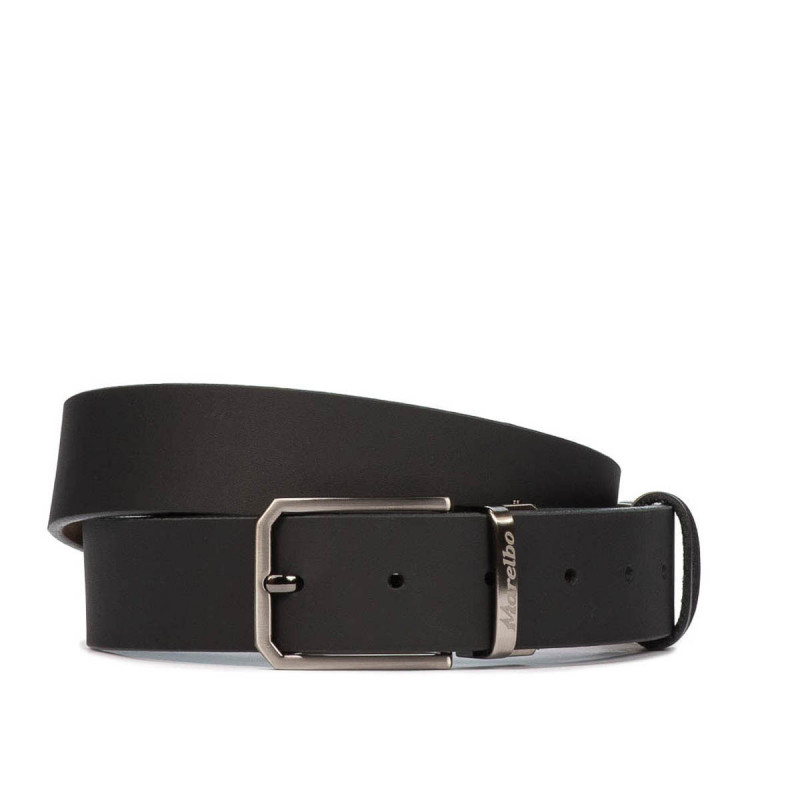 Cintura uomo 54b bicolore nero+marrone