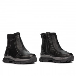 Stivaletti bambini piccoli 108c nero combinato