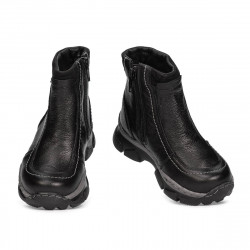 Stivaletti bambini piccoli 108c nero combinato