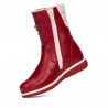 Stivali bambino piccoli 107c rosso combinato