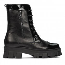 Stivaletti donna 3358 nero combinato