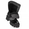 Stivaletti donna 3358 nero combinato