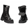 Stivaletti donna 3358 nero combinato