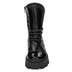 Stivaletti donna 3358 nero combinato