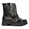 Stivaletti donna 3358 nero combinato