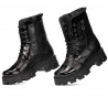 Stivaletti donna 3358 nero combinato
