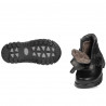 Stivaletti per bambini piccoli 105c nero combinato