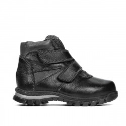 Stivaletti per bambini piccoli 105c nero combinato