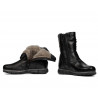 Stivali per bambini piccoli 107c nero combinato
