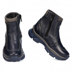 Stivaletti per bambini piccoli 108c indaco combinato