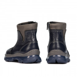 Stivaletti per bambini piccoli 108c indaco combinato