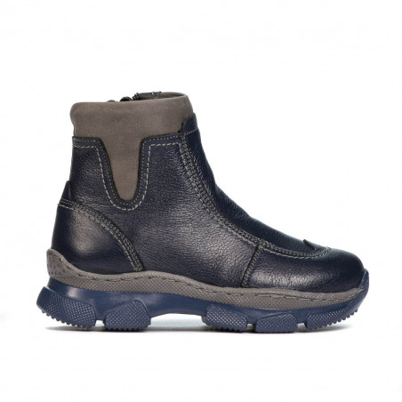 Stivaletti per bambini piccoli 108c indaco combinato
