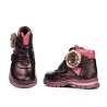 Stivaletti bimbi piccoli 104c viola perla combinato