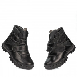 Stivaletti bambini 3024 nero combinato