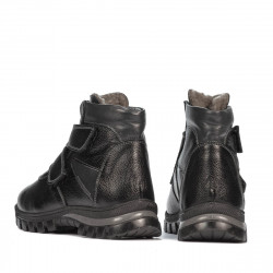 Stivaletti bambini 3024 nero combinato