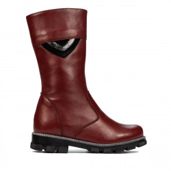 Stivali per bambini 3026 bordeaux combinato