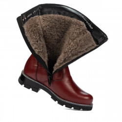Stivali per bambini 3026 bordeaux combinato