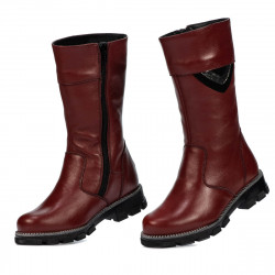 Stivali per bambini 3026 bordeaux combinato