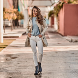 Stivali donna 3360 indaco