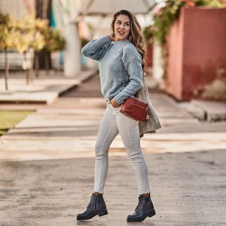 Stivali donna 3360 indaco
