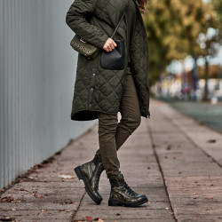 Stivaletti donna 3362 kaki camuflage