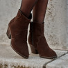 Stivaletti donna 3367 bufo caffè
