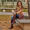 Stivali donna 3365 bordeaux lifestyle