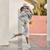 Scarpe sportive donna 6038 azzurro perla combinato
