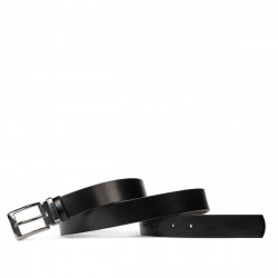 Cintura donna 28m nero lucido