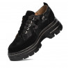 Scarpe casual donna 6043 velluto nero combinato