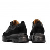 Scarpe casual donna 6043 velluto nero combinato