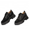 Scarpe casual donna 6043 velluto nero combinato