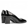 Scarpe eleganti donna 1268 vernice nera